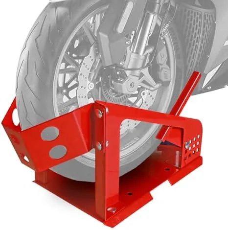 jack boss motorcycle wheel chock motorcycle stand up to 1800 lbs wide range less than 6 inch 12 holes support adjustable front tire stand chocks for most motorcycle